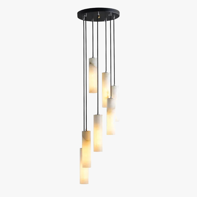 suspension en marbre naturel style nordique pour éclairage moderne