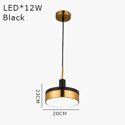 suspension en marbre à tête unique lampe à trois tons pour intérieur
