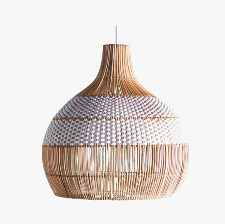 suspension en osier japonais tissée à la main pour décoration intérieure