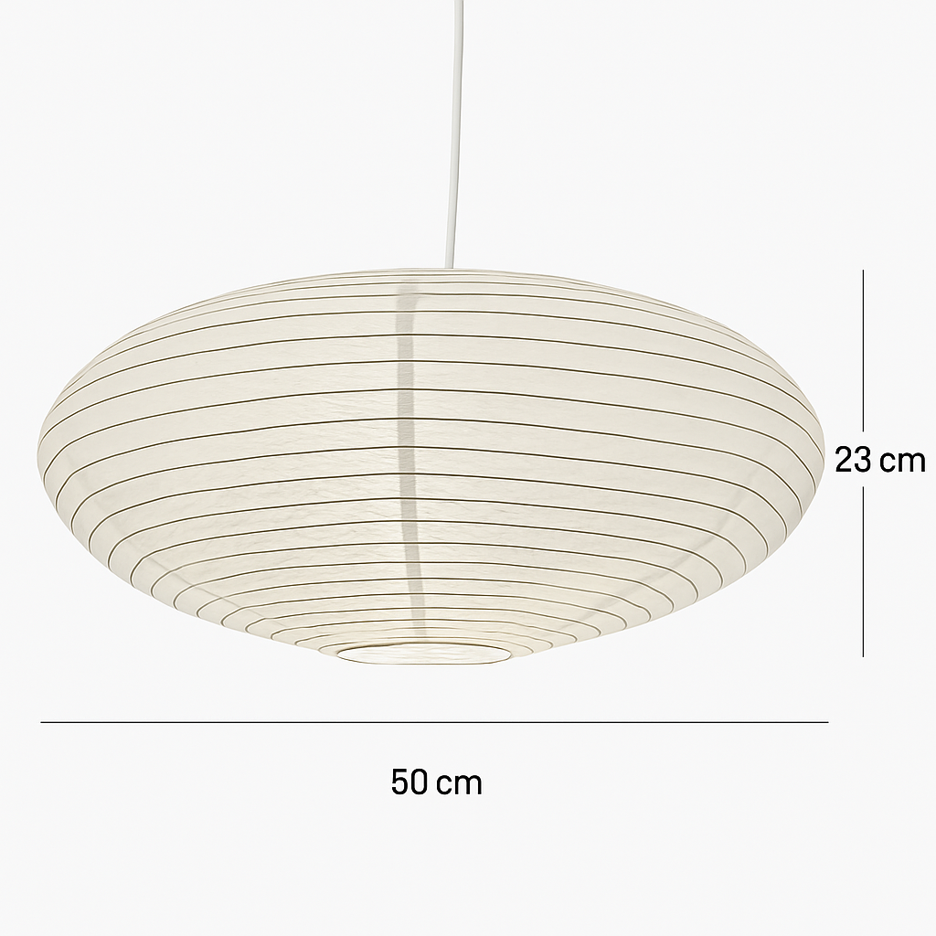 suspension en papier de riz design danois pour intérieur élégant