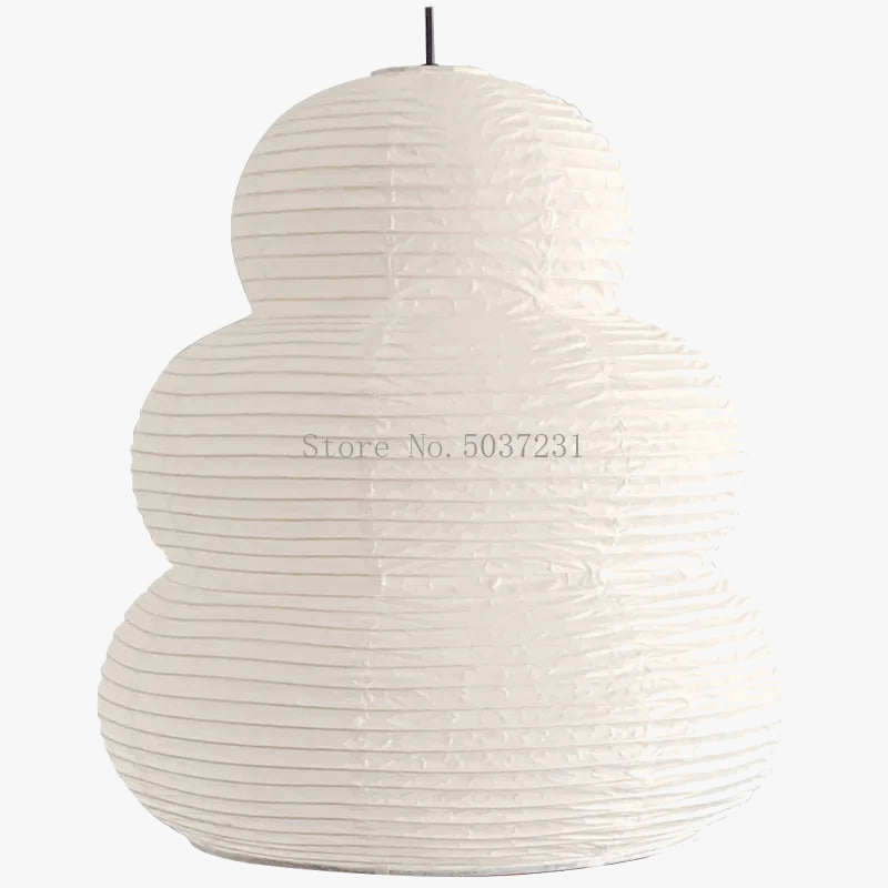 Suspension en papier styliste danois abat-jour manuel rétro