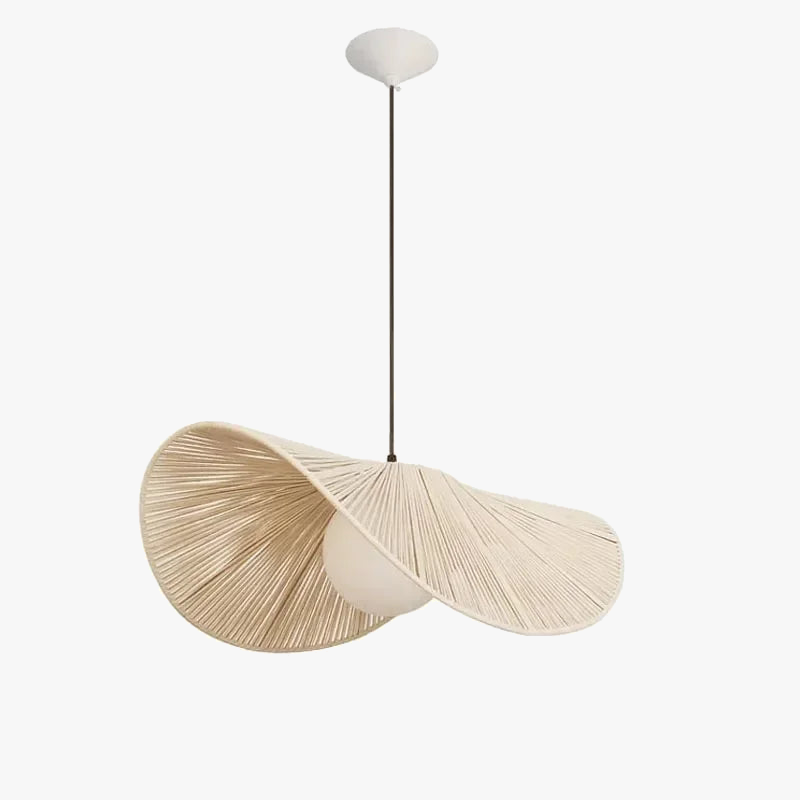 suspension en rotin pour décoration intérieure élégante
