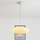suspension en soie design pour éclairage intérieur moderne