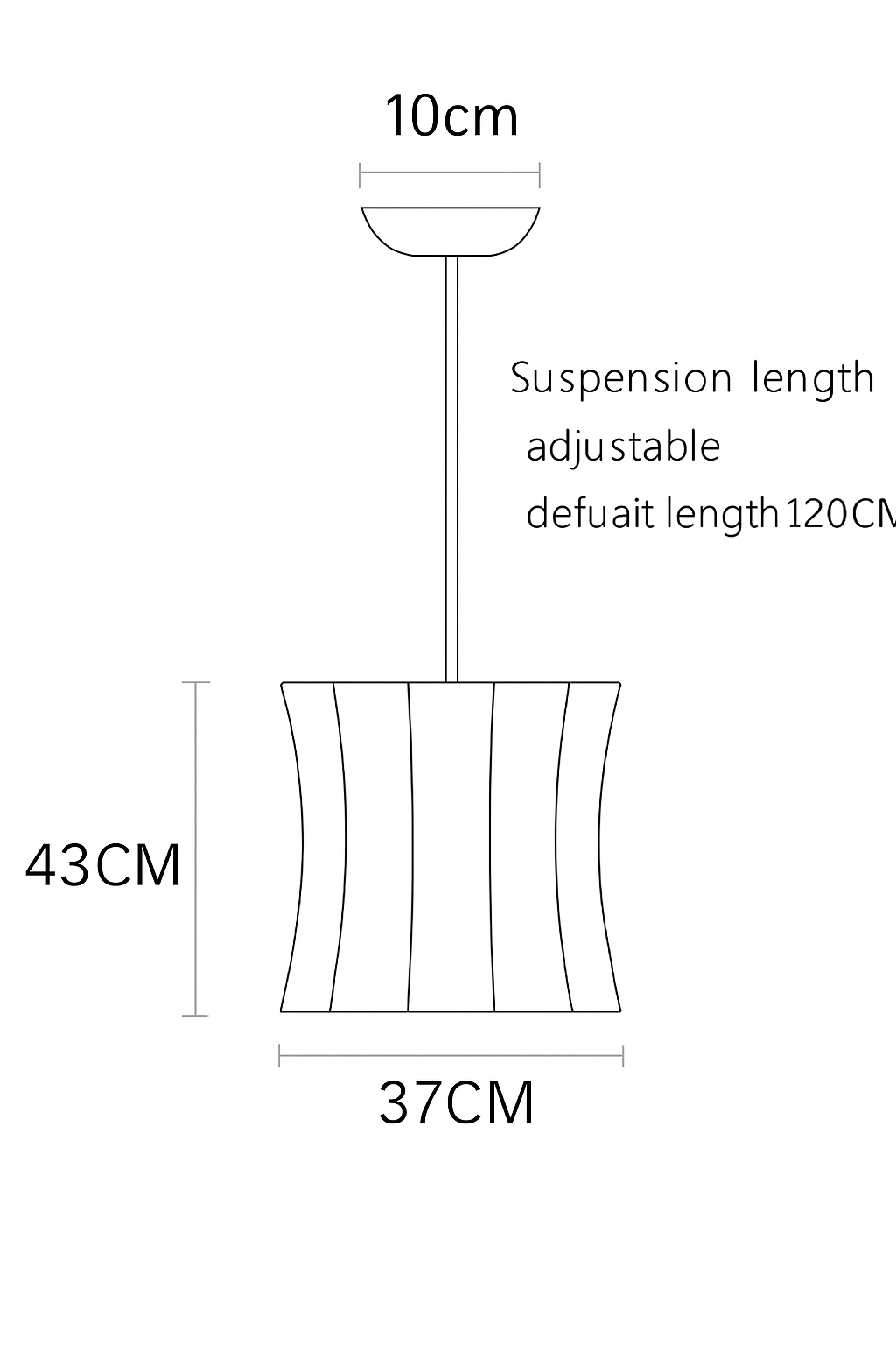 suspension en soie design pour éclairage intérieur moderne
