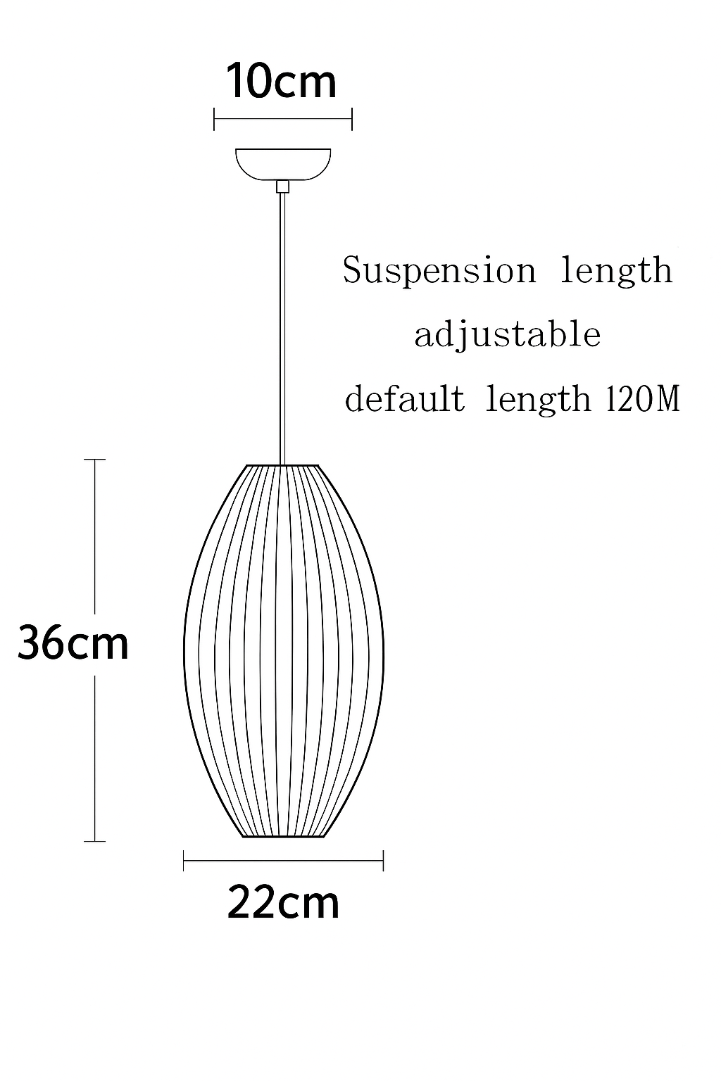 suspension en soie design pour éclairage intérieur moderne