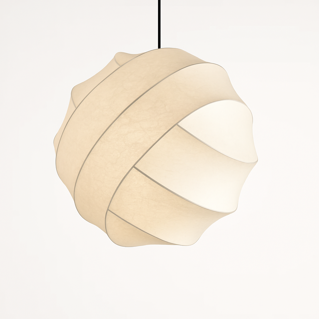 suspension en soie wabi sabi design nordique moderne pour décoration intérieure