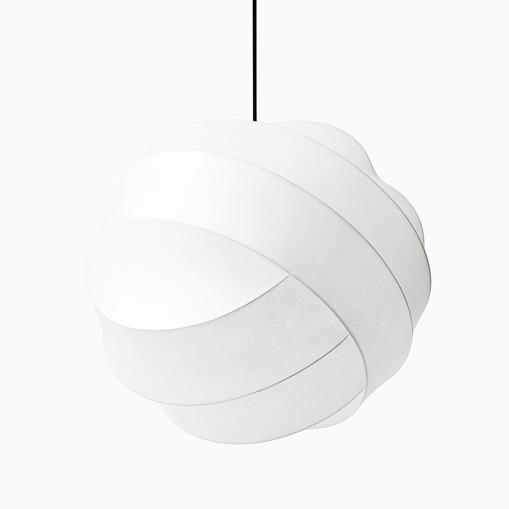 suspension en soie wabi sabi design nordique moderne pour décoration intérieure
