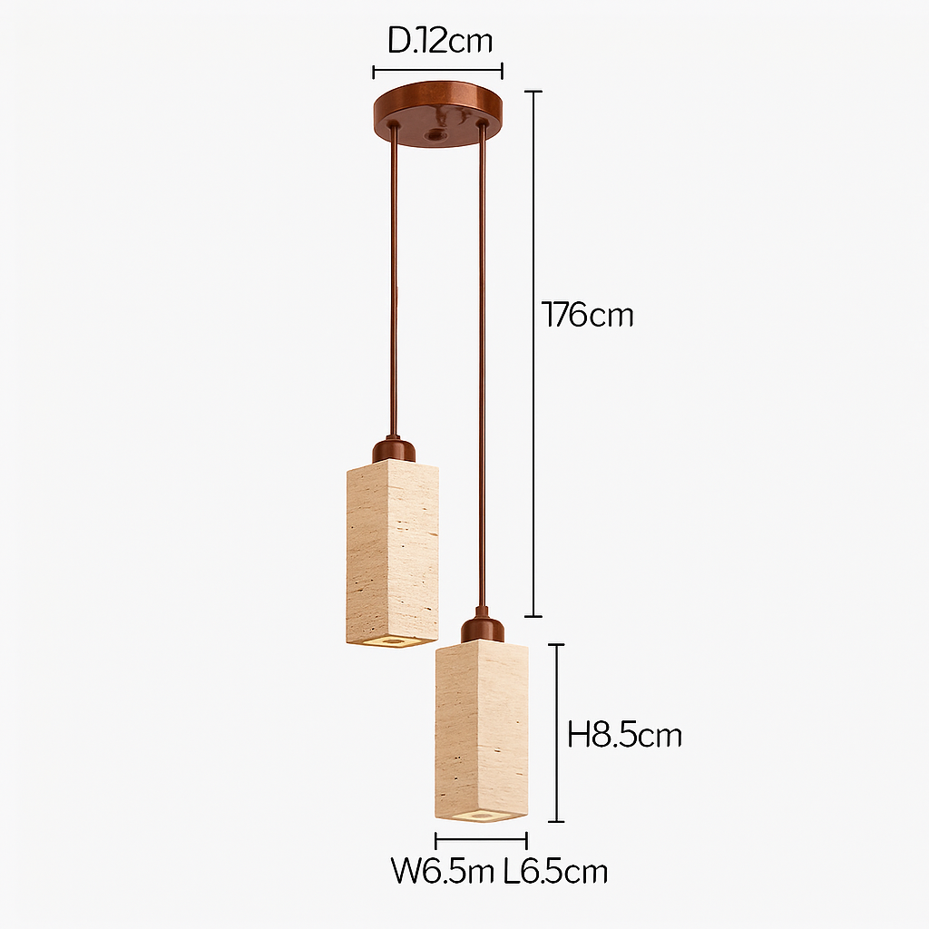 suspension en style nordique wabi sabi pour intérieur décoratif