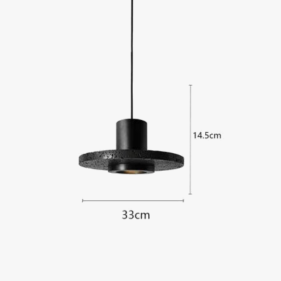 suspension en terrazzo de ciment au style industriel moderne