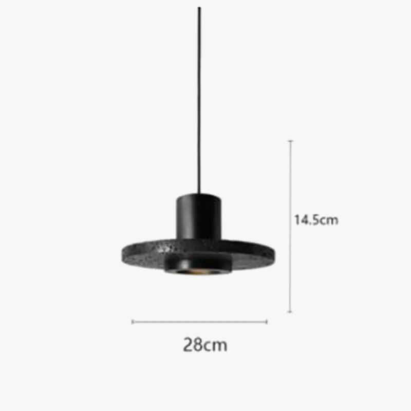 suspension en terrazzo de ciment style industriel haut de gamme