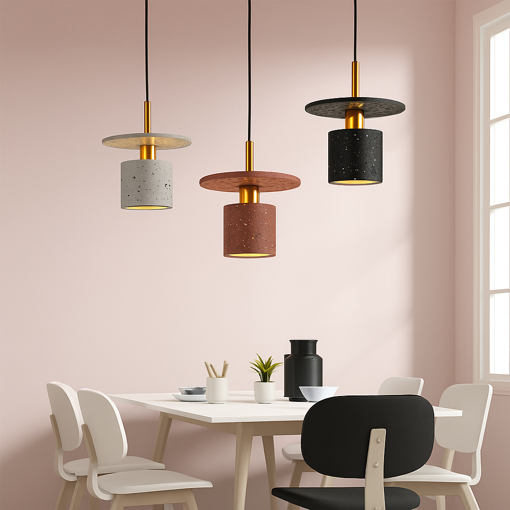suspension en terrazzo design moderne pour espaces intérieurs élégants