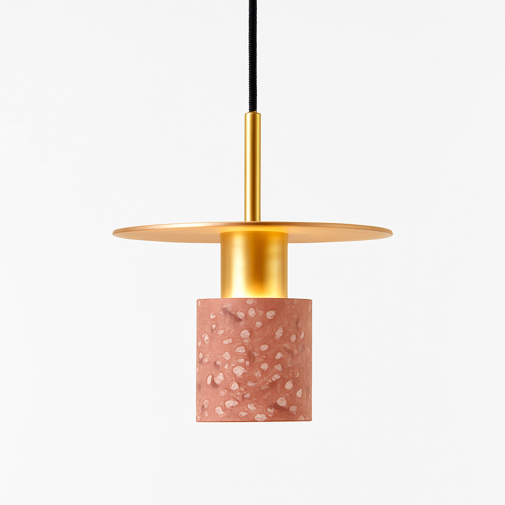 suspension en terrazzo design moderne pour espaces intérieurs élégants