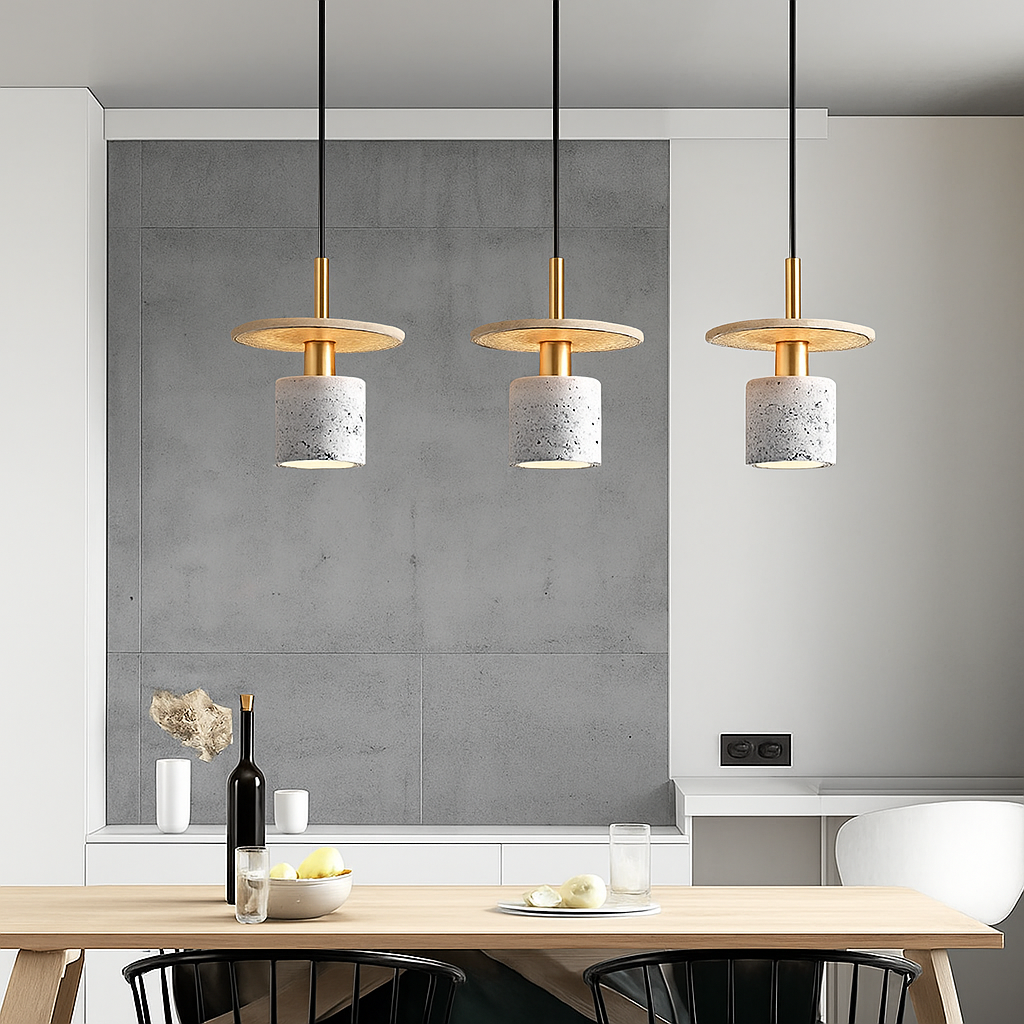suspension en terrazzo design moderne pour espaces intérieurs élégants