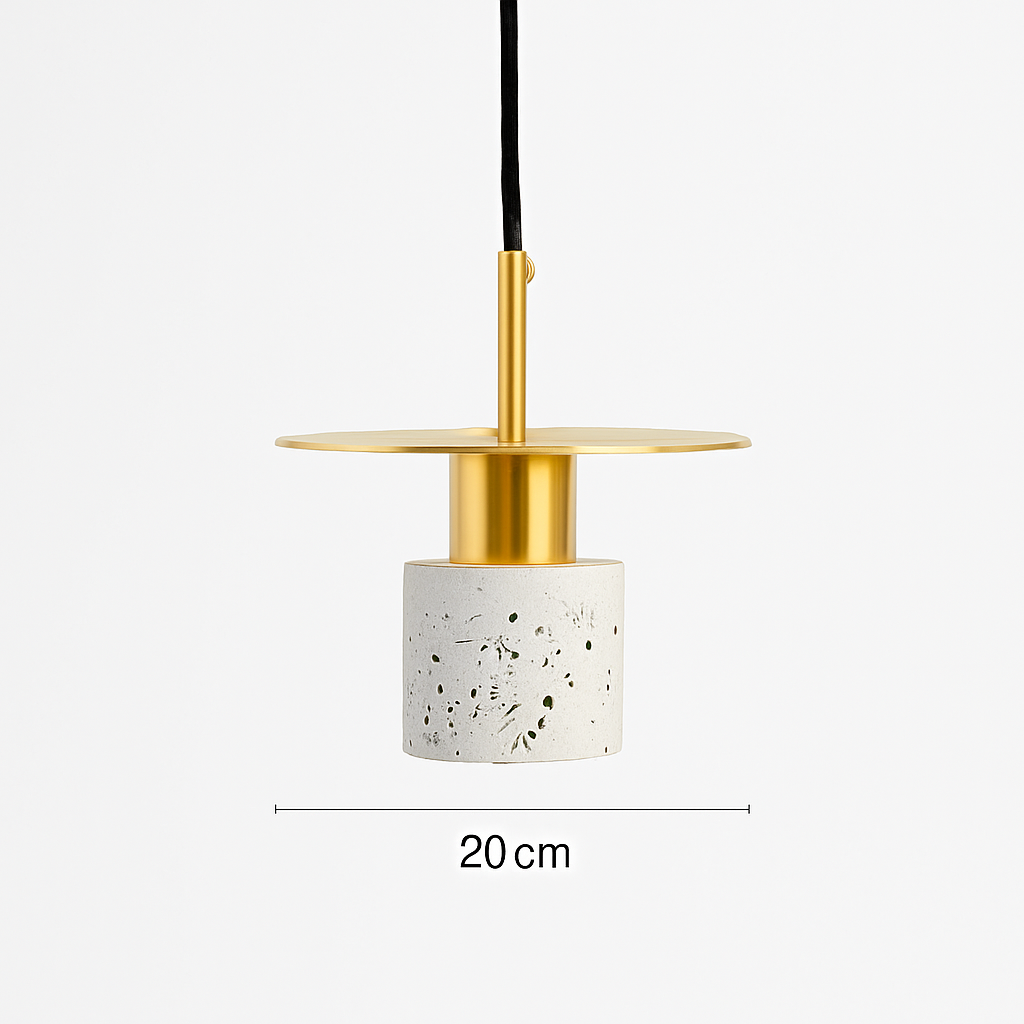 suspension en terrazzo design moderne pour espaces intérieurs élégants