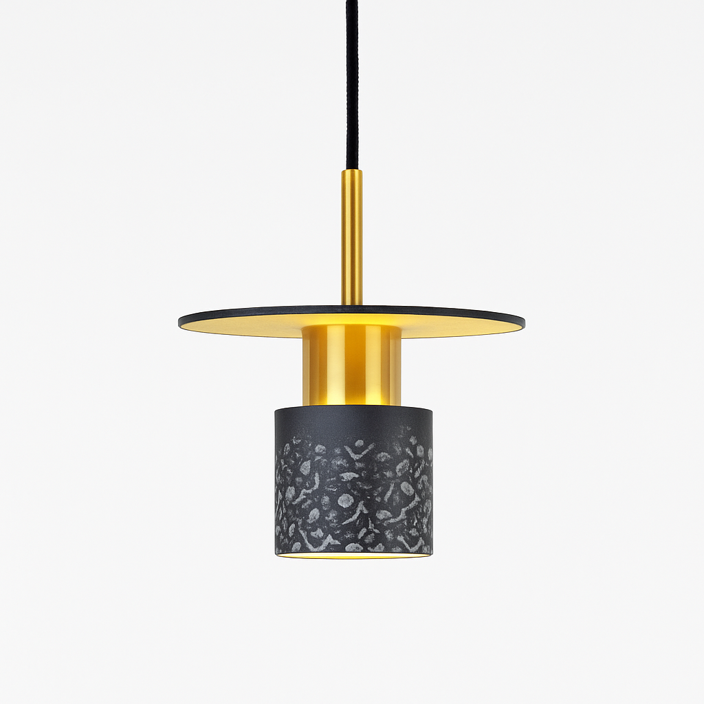 suspension en terrazzo design moderne pour espaces intérieurs élégants