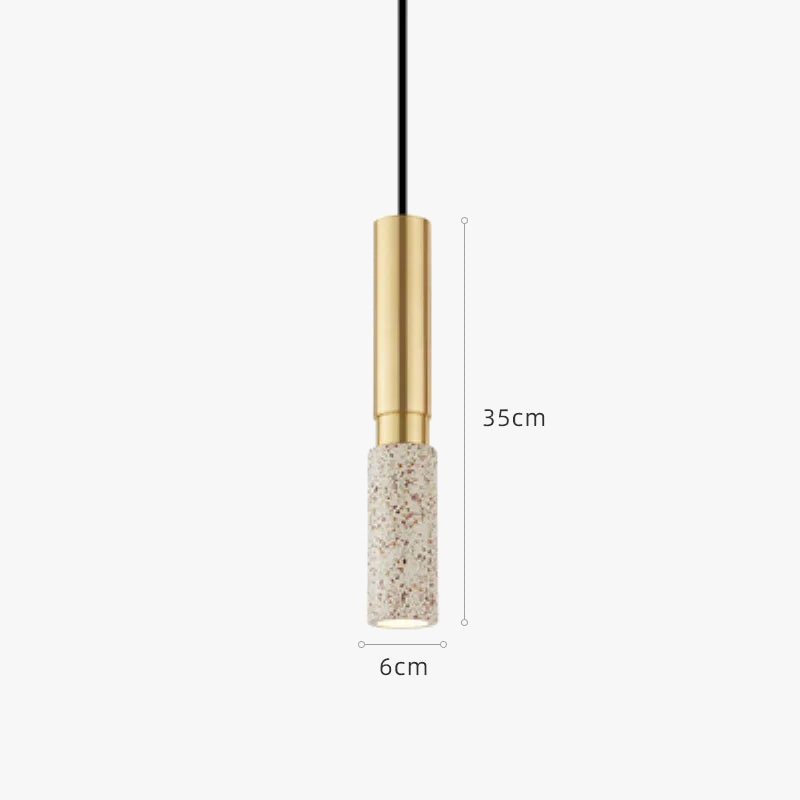 suspension en terrazzo style nordique pour décoration intérieure
