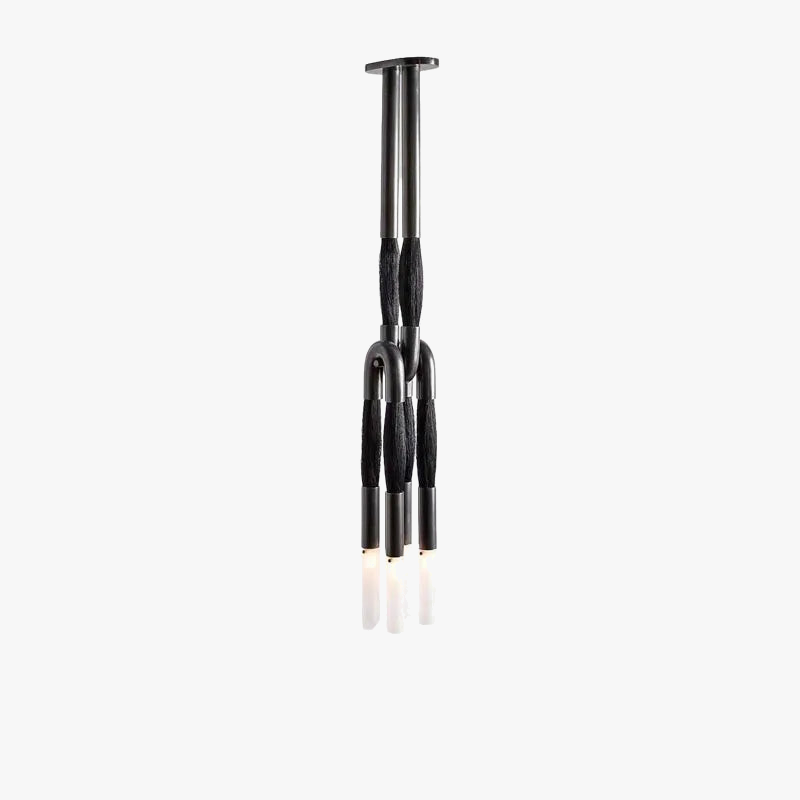 suspension en tissu design pour éclairage intérieur moderne