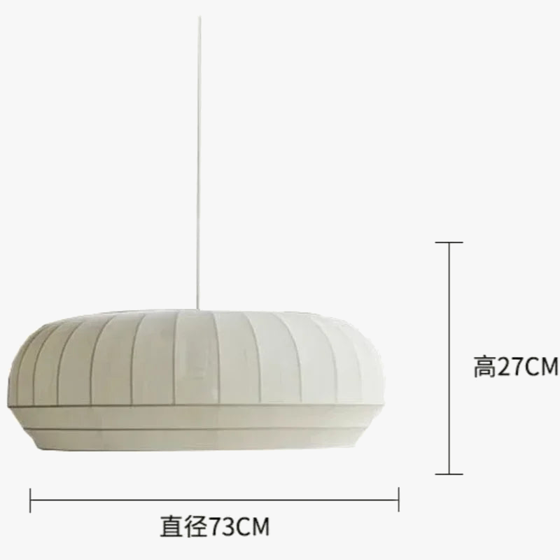 suspension en tissu minimaliste pour un éclairage créatif intérieur