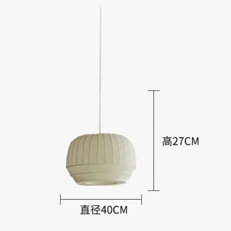 suspension en tissu minimaliste pour un éclairage créatif intérieur