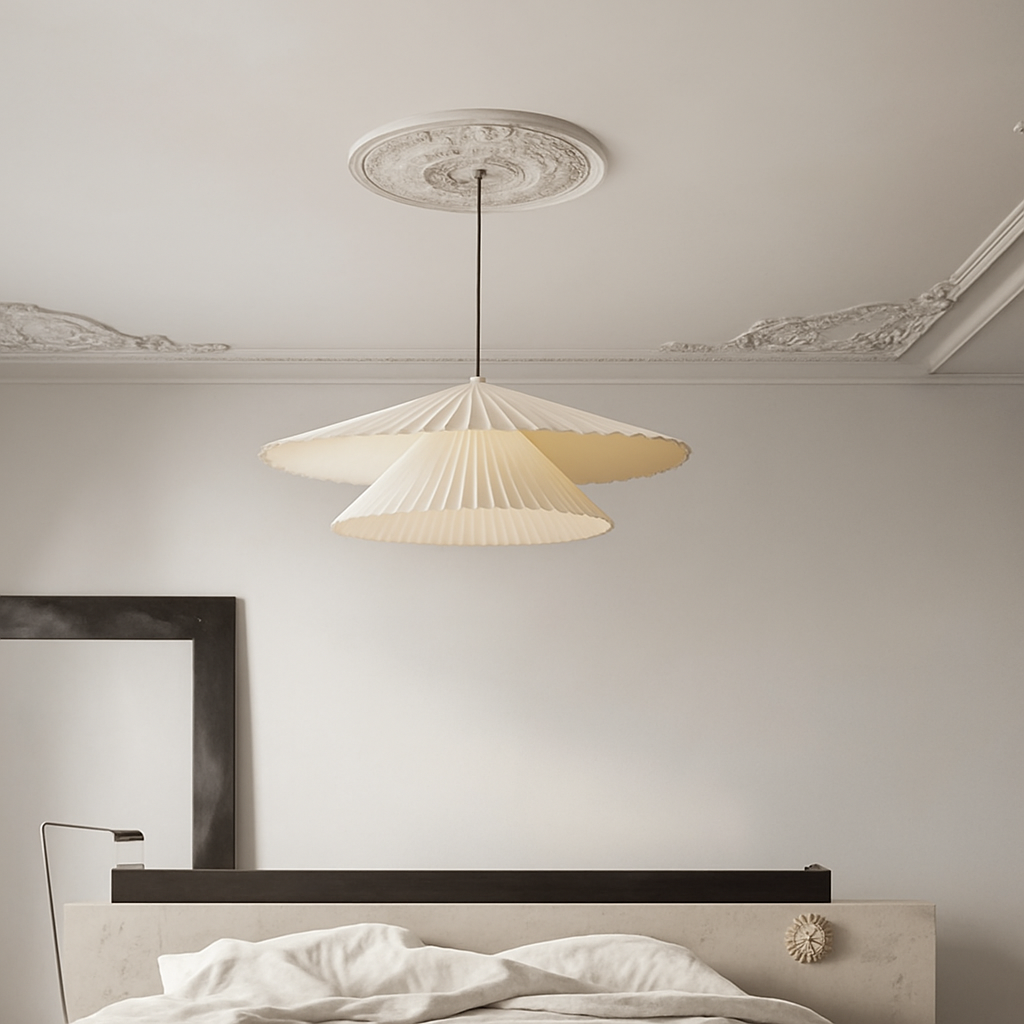 suspension en tissu origami pour décoration intérieure élégante