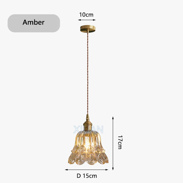 suspension en verre appliques chevet lumière suspendue