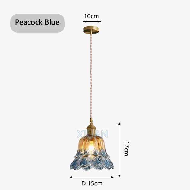 suspension en verre appliques chevet lumière suspendue