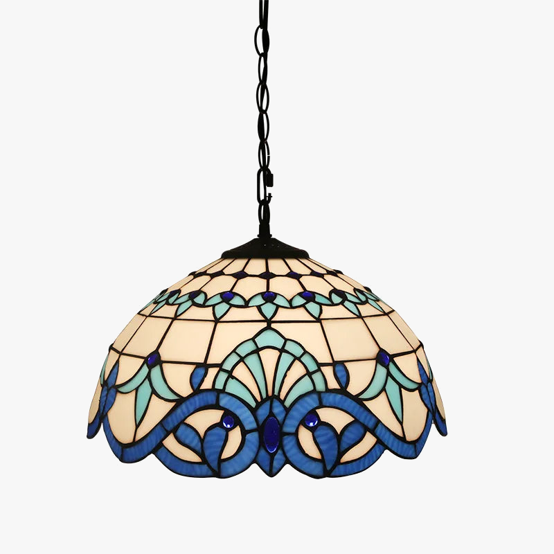 suspension en verre artisanale pour un intérieur nordique élégant