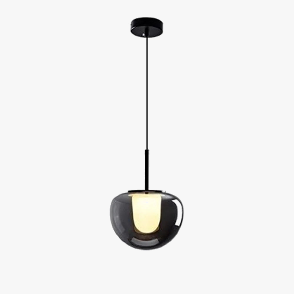 suspension en verre au design italien moderne pour décoration intérieure