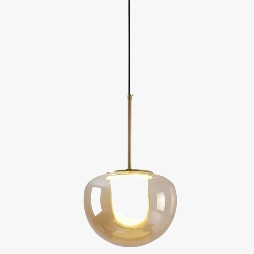 suspension en verre au design italien moderne pour décoration intérieure