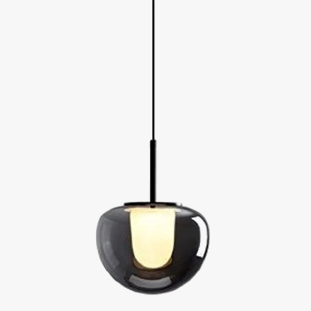 suspension en verre au design italien moderne pour décoration intérieure