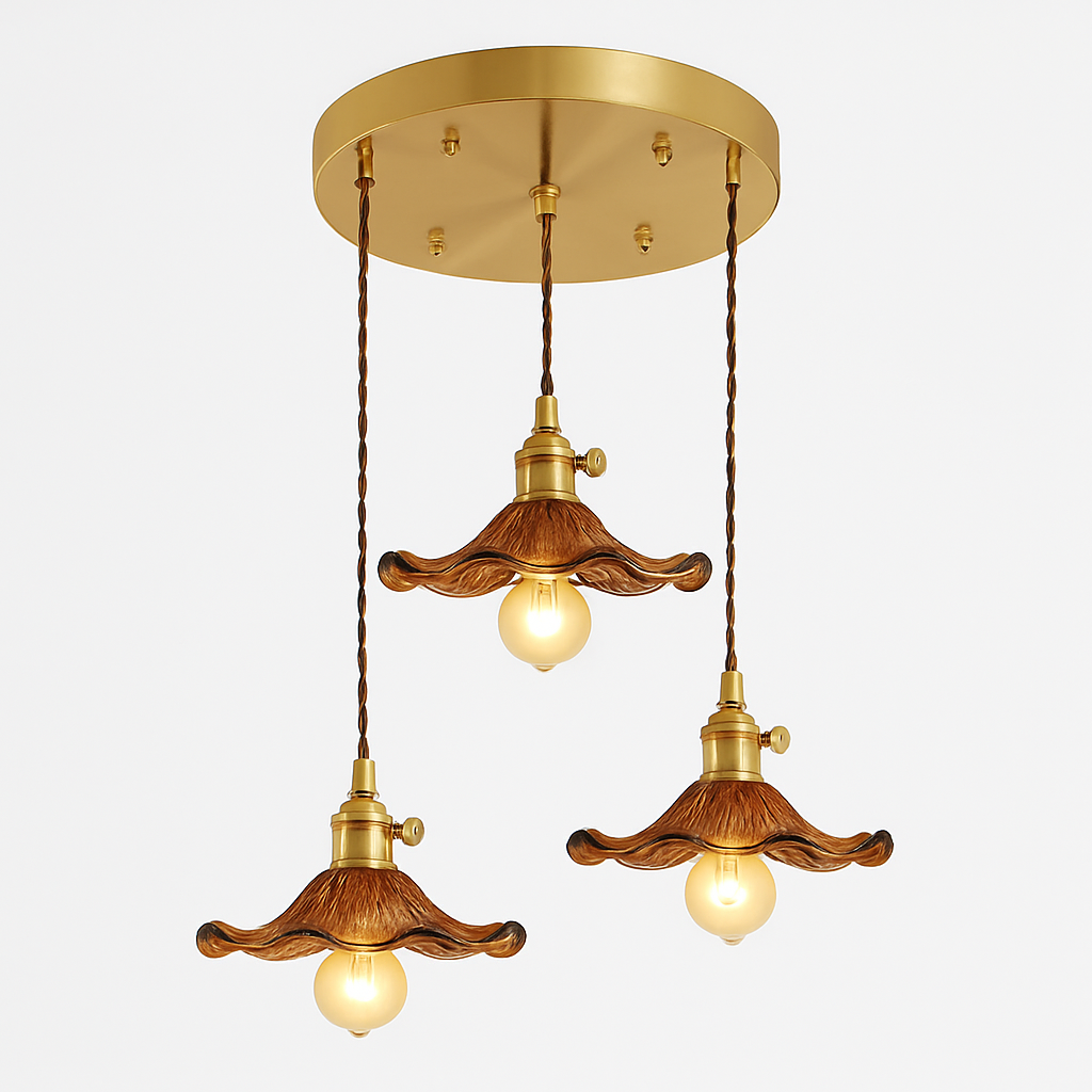 suspension en verre coloré style nordique pour intérieur moderne