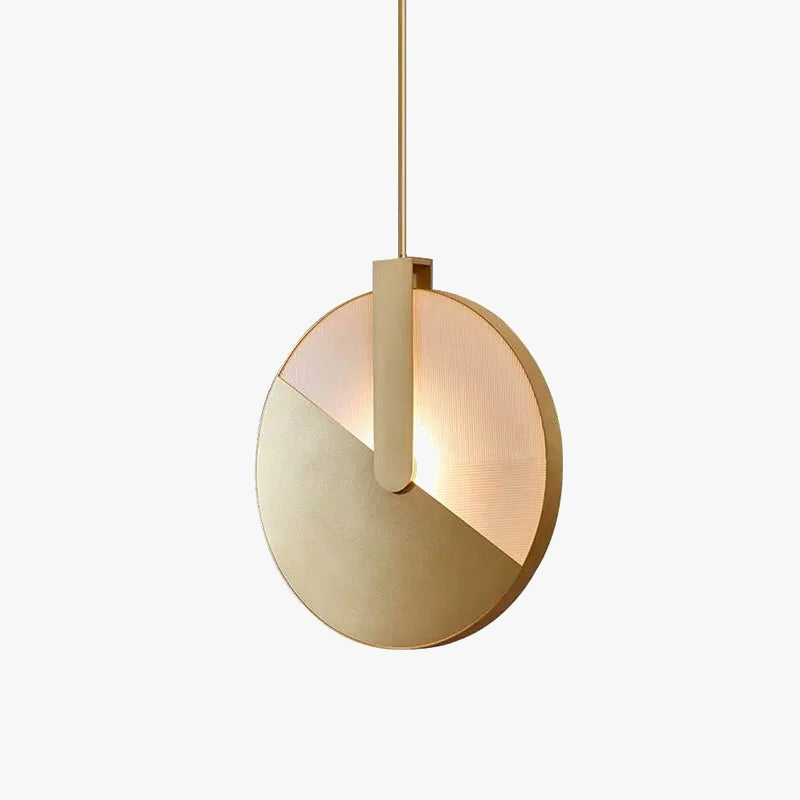 suspension en verre design créatif pour intérieur élégant