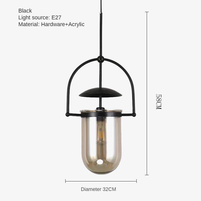 suspension en verre design minimaliste pour espace moderne