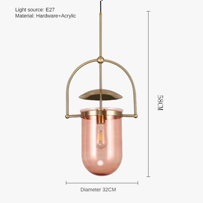 suspension en verre design minimaliste pour espace moderne