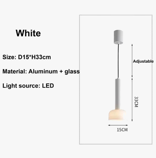 suspension en verre design minimaliste pour intérieur élégant