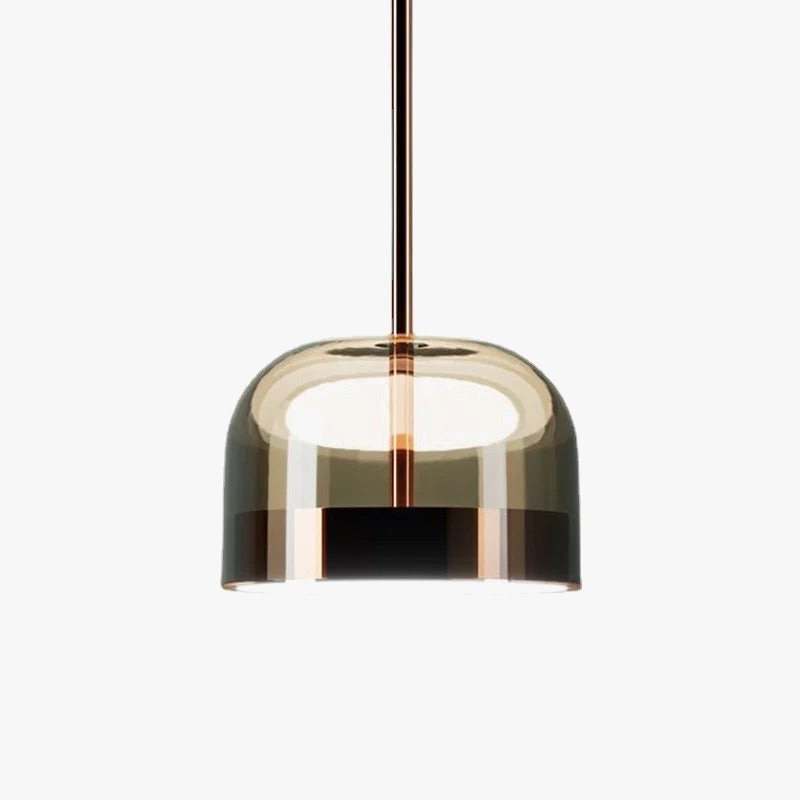 suspension en verre design nordique led moderne
