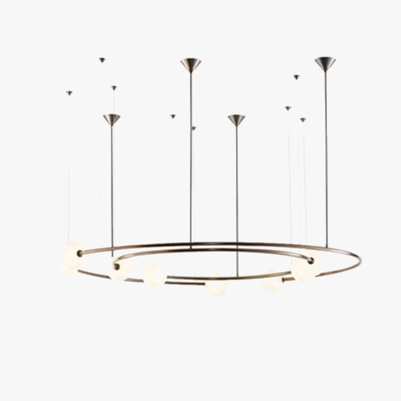 suspension en verre design nordique pour intérieur créatif
