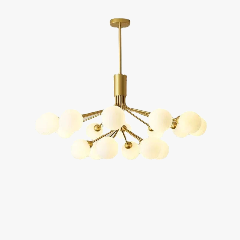 suspension en verre design nordique pour un éclairage moderne
