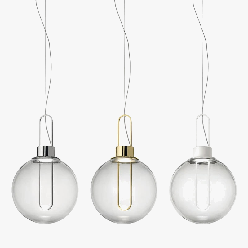 suspension en verre design pour bar et restaurant