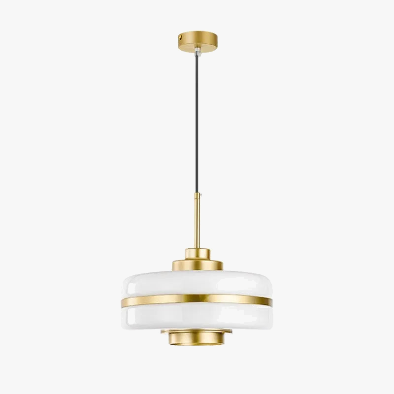 suspension en verre laiteux moderne pour intérieur élégant