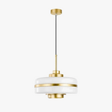 suspension en verre laiteux moderne pour intérieur élégant