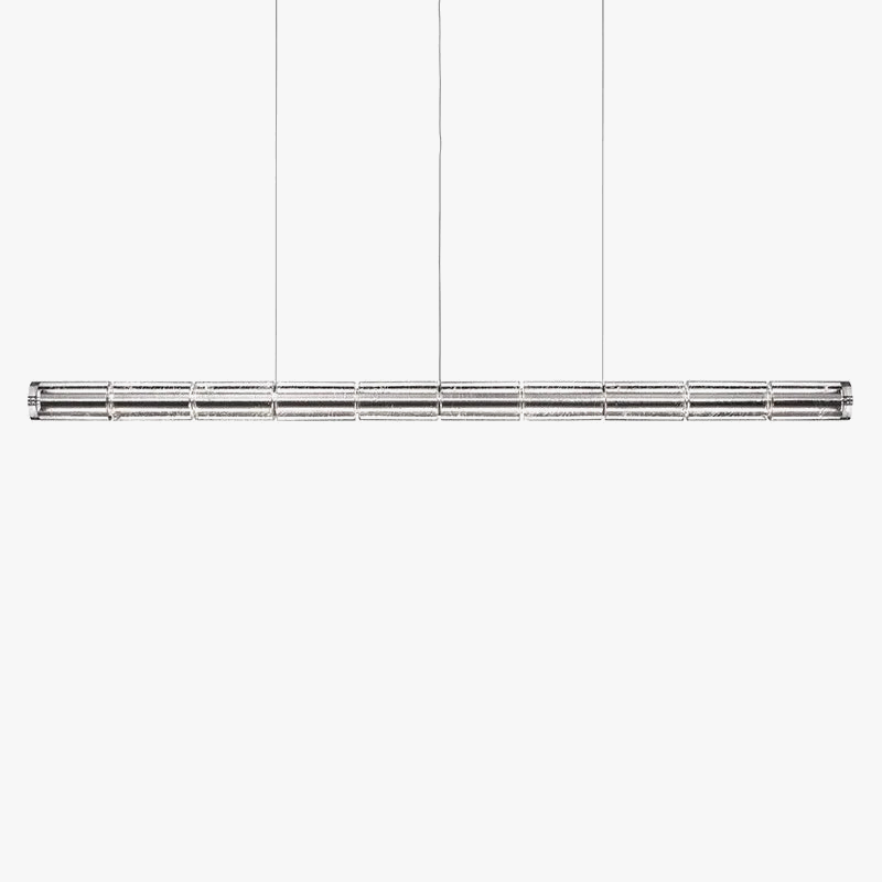 suspension en verre à led pour décoration intérieure moderne