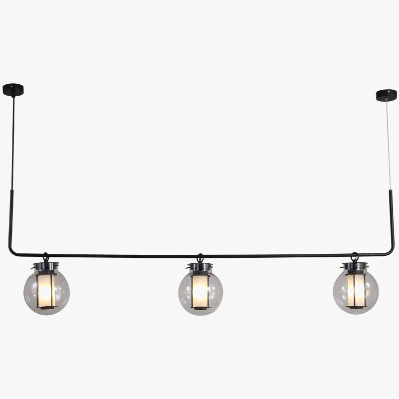 suspension en verre minimaliste pour bar et restaurant
