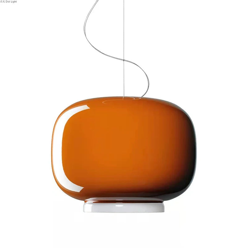 suspension en verre moderne avec cordon réglable pour divers espaces
