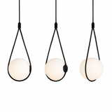 suspension en verre moderne pour décoration intérieure élégante
