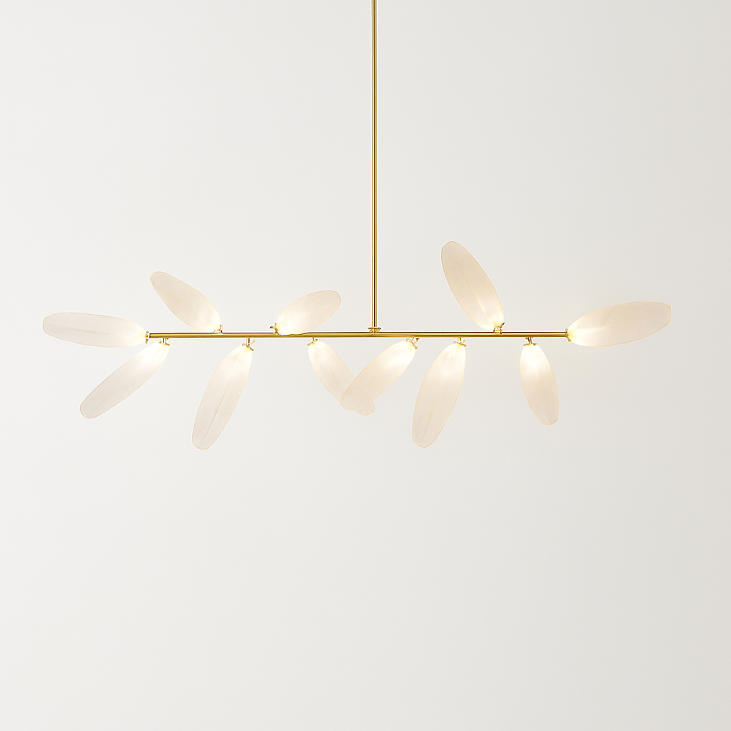 suspension en verre moderne pour décoration intérieure élégante