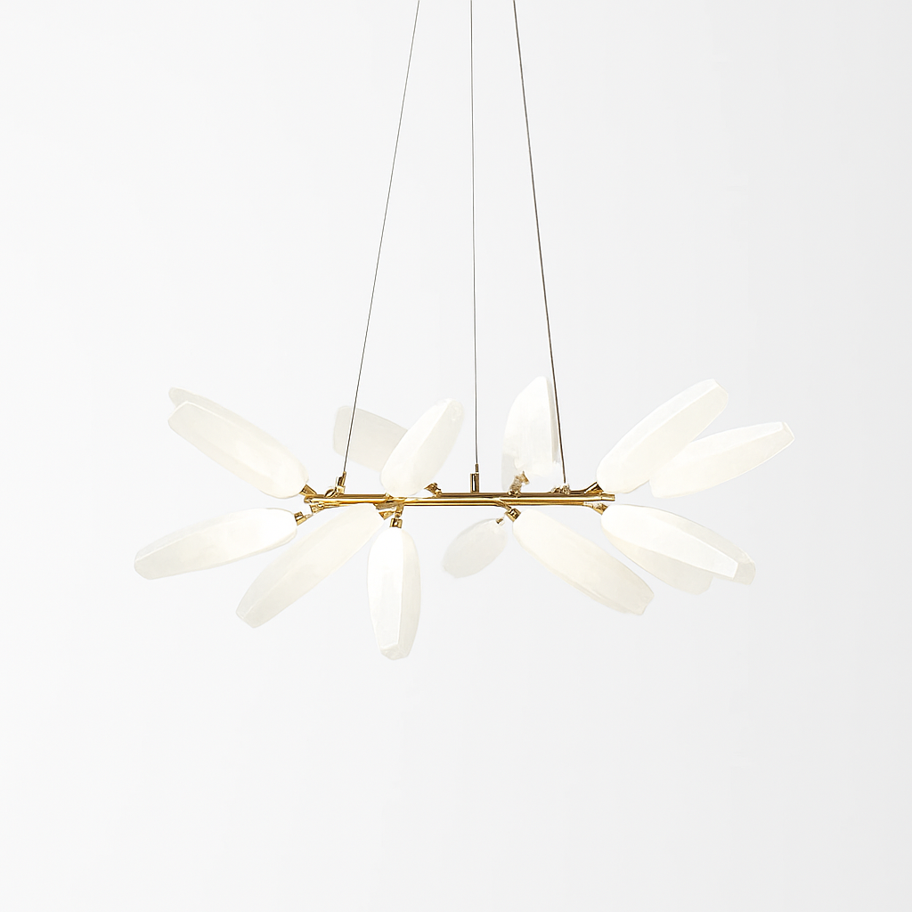 suspension en verre moderne pour décoration intérieure élégante