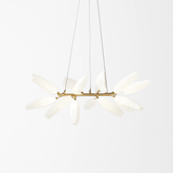 suspension en verre moderne pour décoration intérieure élégante