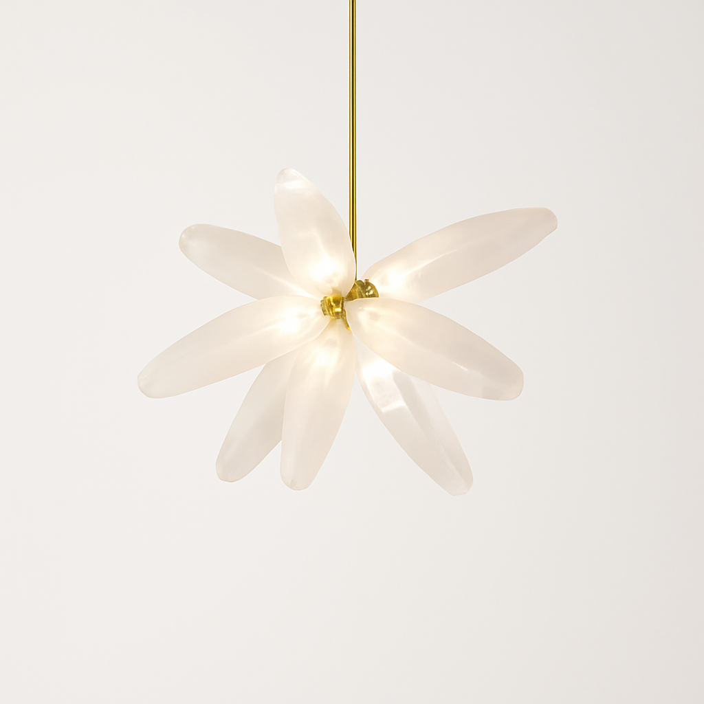 suspension en verre moderne pour décoration intérieure élégante