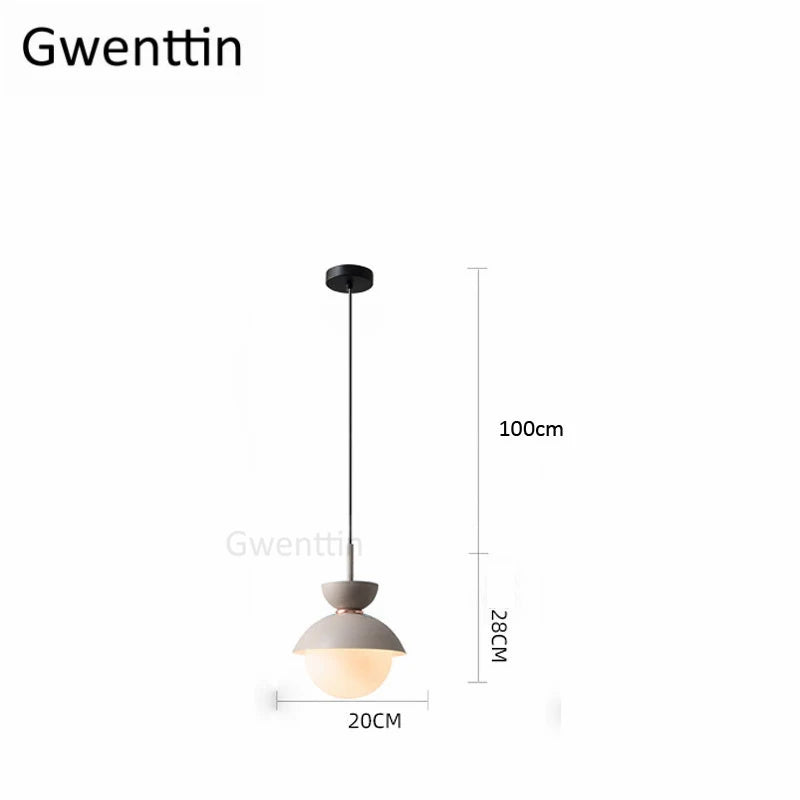 suspension en verre moderne pour décoration intérieure élégante